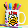 Кружка Brawl Stars с именем Лёня Фото № 1